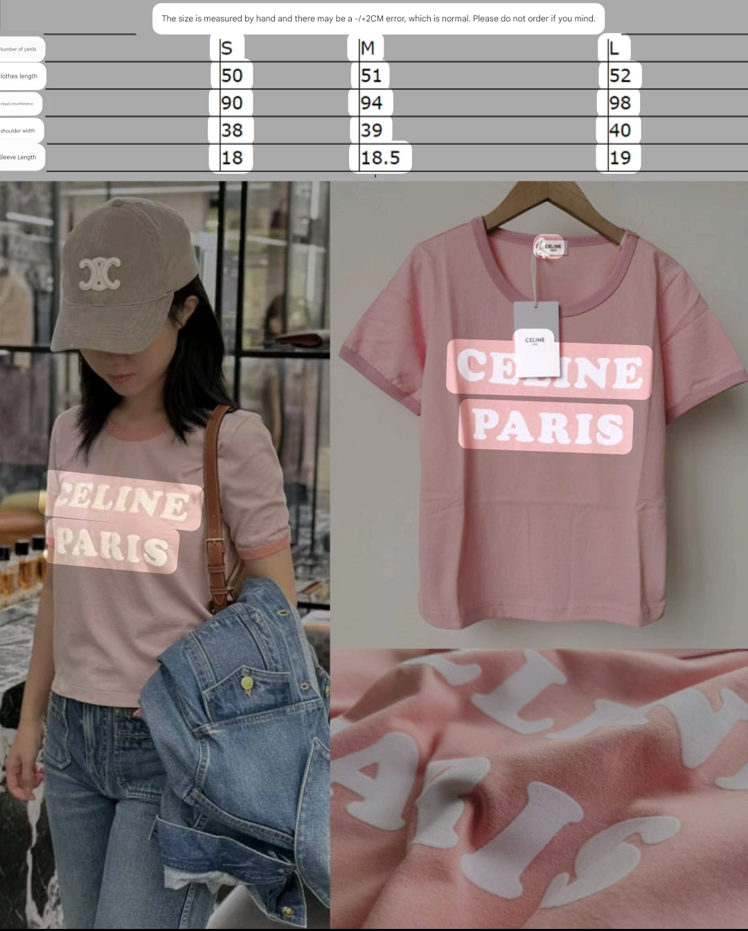 CELIN! short-sleeved T-shirt