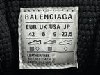 Balenciag! 3XL Mesh Lace-Up Distressed Low-Top Sneakers in Black & Silver