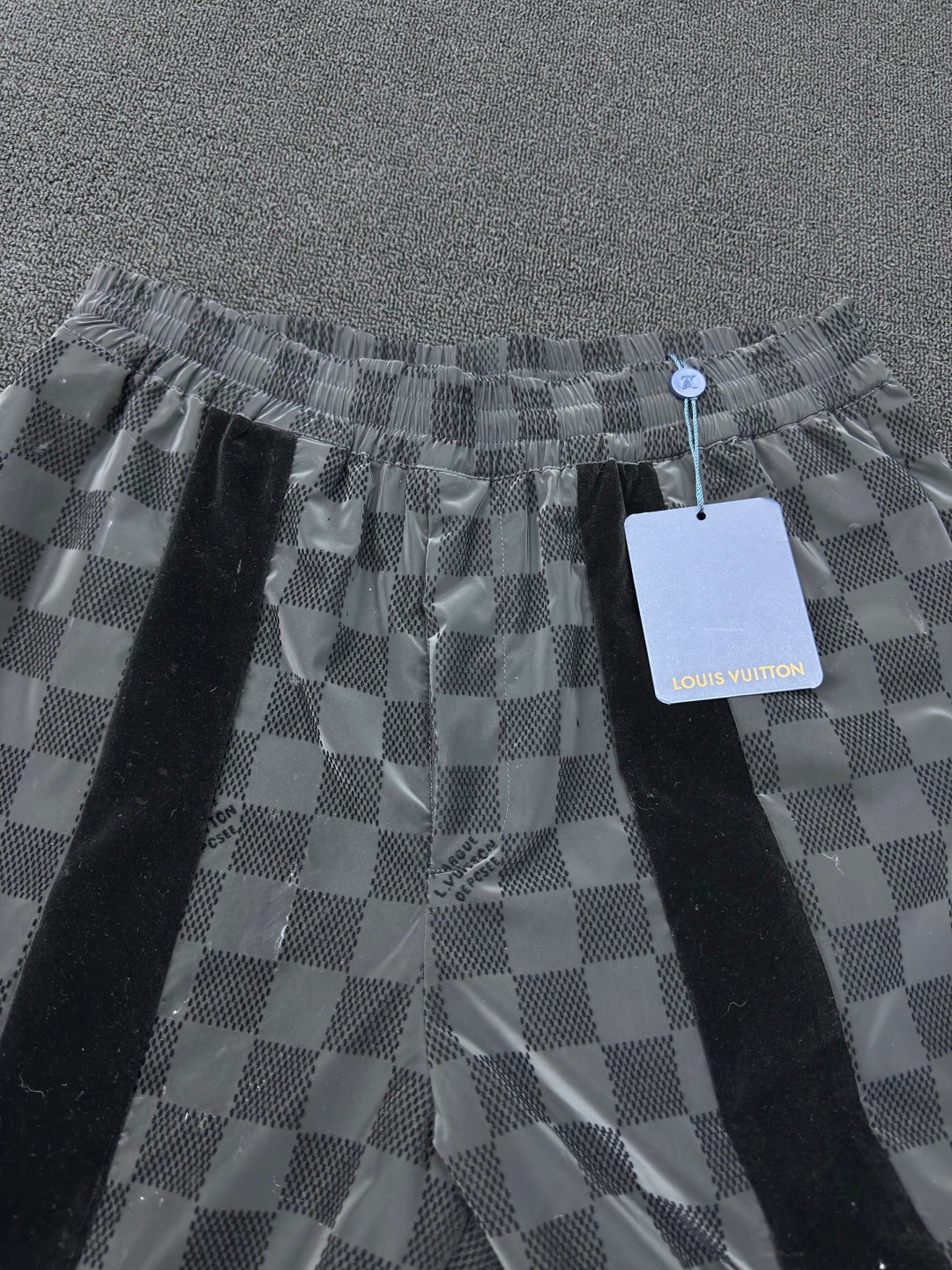 LV Flocked Damier Technical Casual Sweatpants