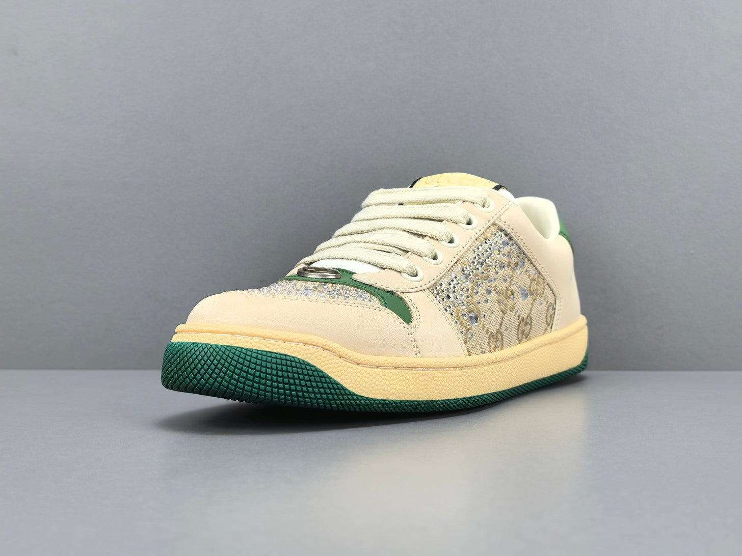 Gucc! Women's GG crystal Screener sneaker