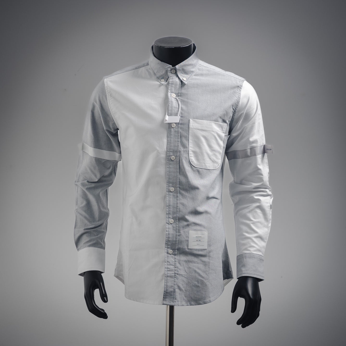 Thom Brown! Adjustable Armbands Two-Tone Shirt