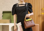 Gucc! Diana Small Tote Bag in Beige brown Leather