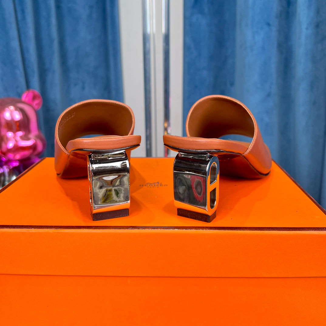 Hermès Lconique 60 Sandal Heel