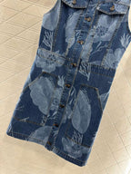 Fendi Blue Denim Dress