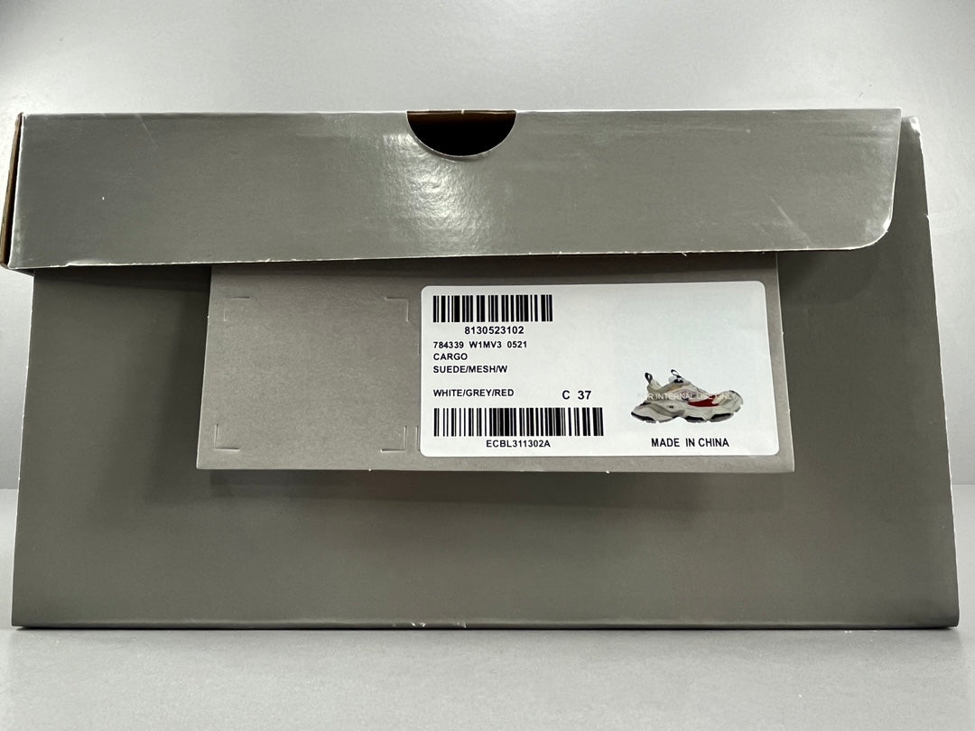 Balenciag! Cargo Round Toe Lace-Up Sneaker