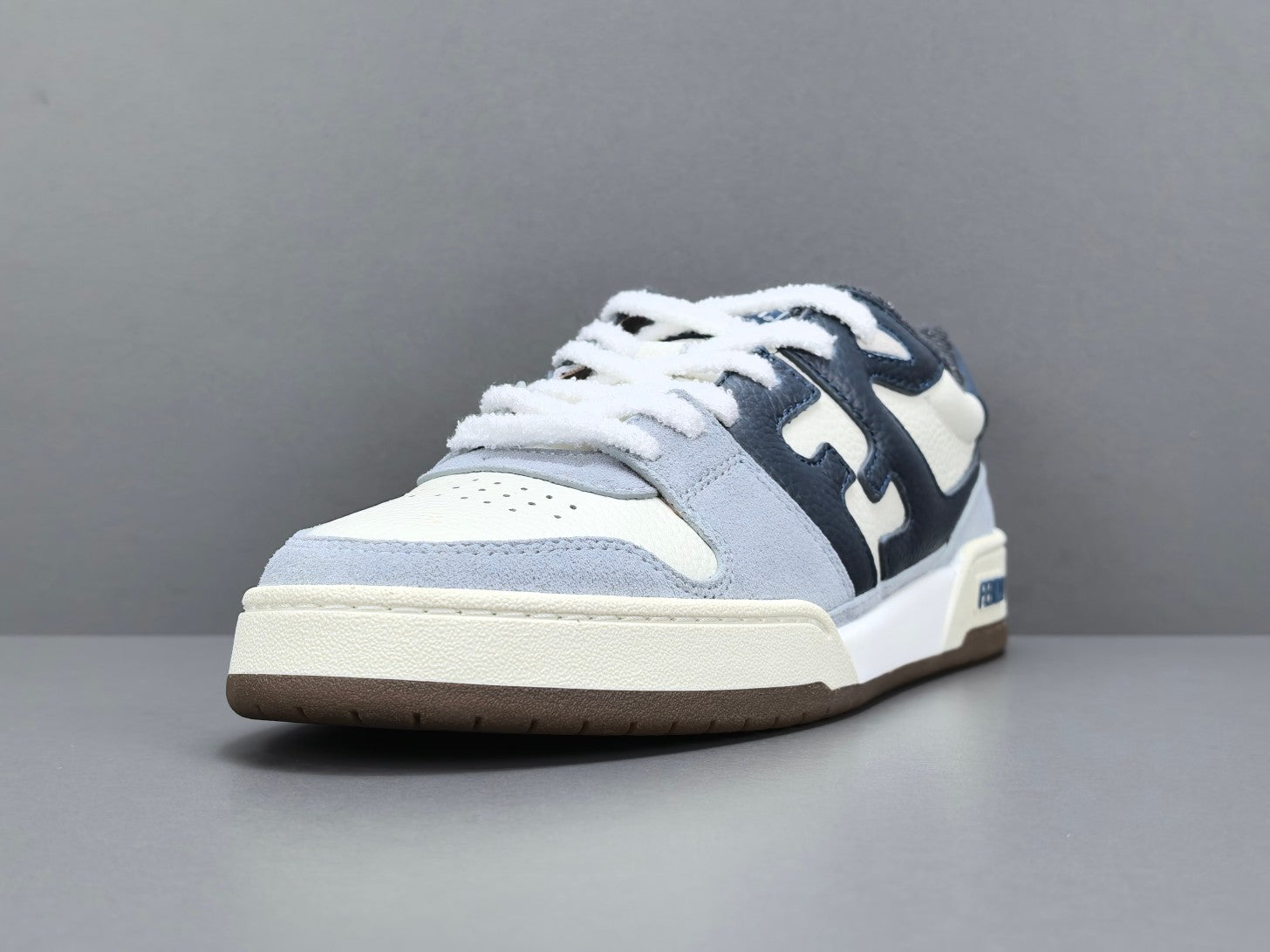Fend! Match Panelled Suede Sneakers