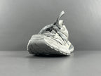 Balenciag! 10.5th generation 3XL Mesh Round Lace-Up Distressed Sole Low-Top Sneaker