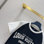 LV Logo short-sleeved crew-neck T-shirt