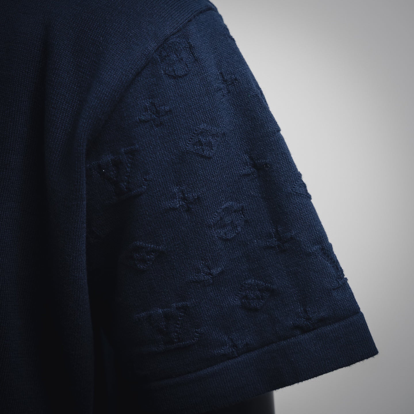 LV Short-Sleeved Signature Crewneck