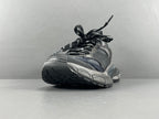 Balenciag! 10.5th generation 3XL Mesh Round Lace-Up Distressed Sole Low-Top Sneakers in Black & gray