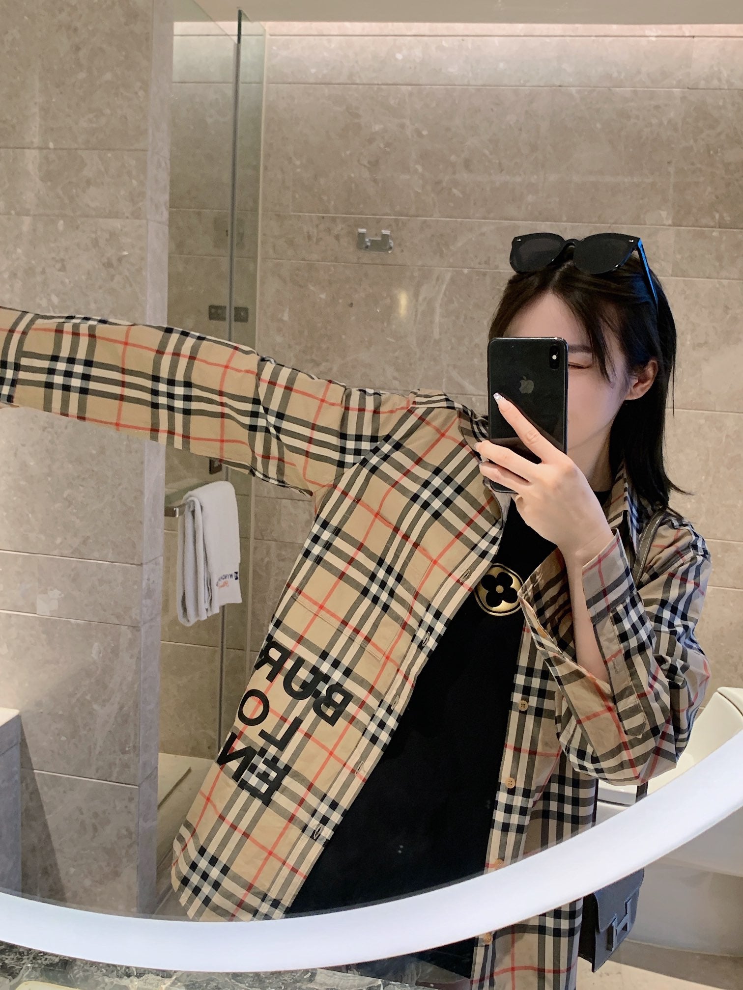 Burberr! Regular Fit Check Cotton Shirt
