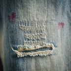 Acne Studi! remake selvedge tapered 5 pocket jeans