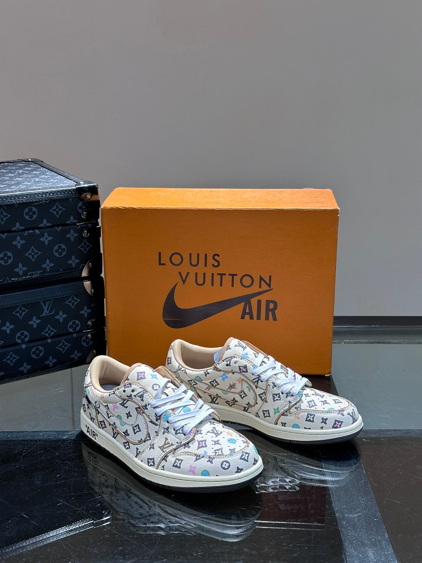 LV x Nike Dunk Low Sneaker