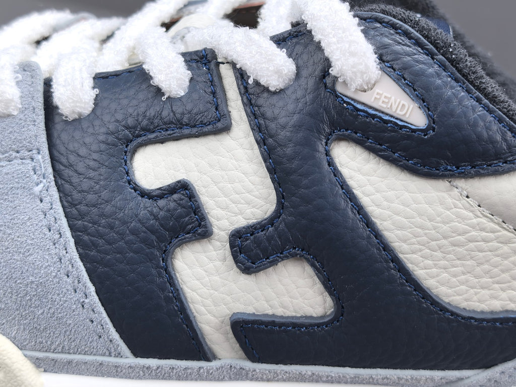 Fend! Match Panelled Suede Sneakers