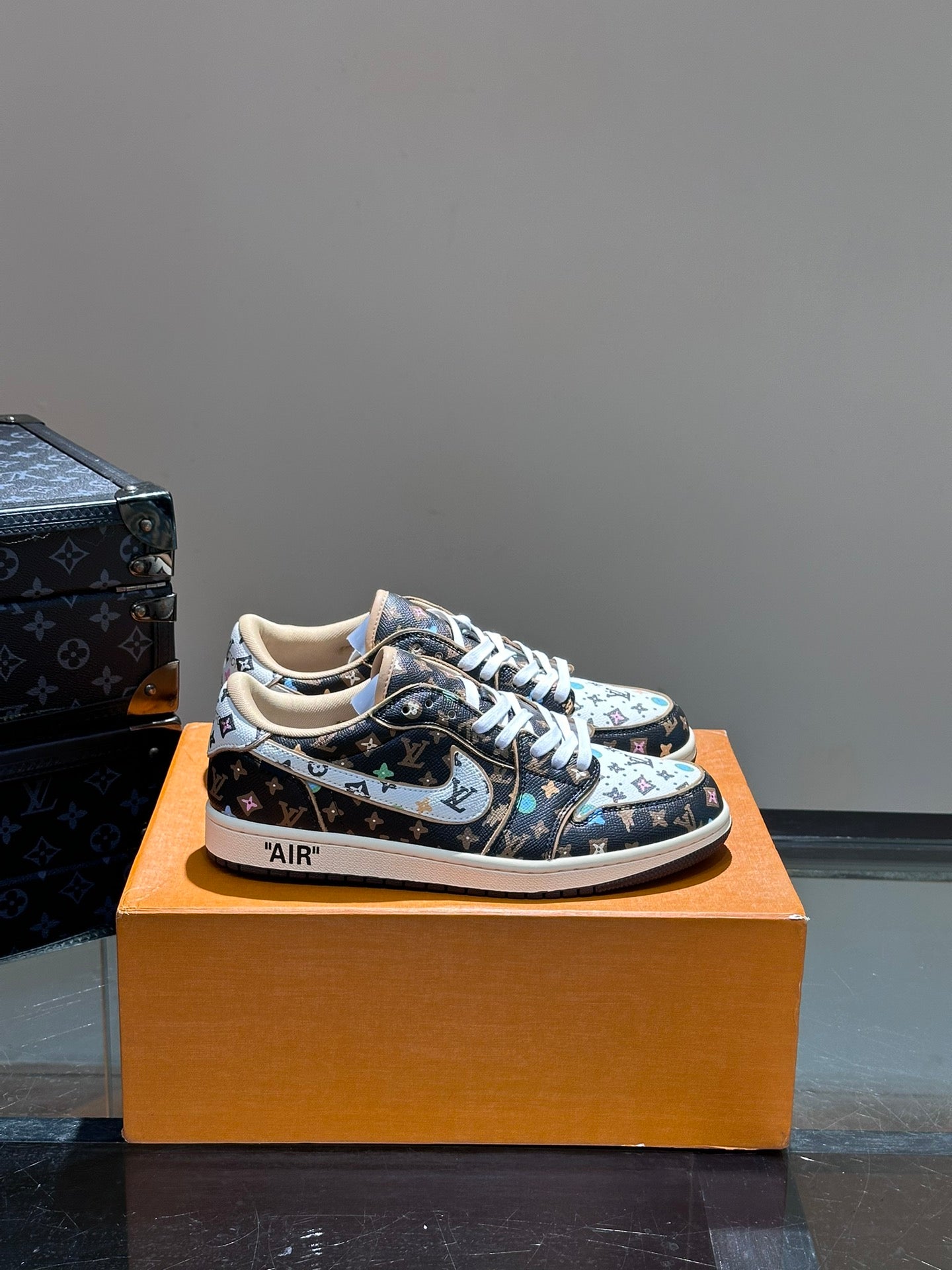 LV x Nike Dunk Low Sneaker