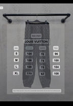 LV Flocked Damier Technical Casual Sweatpants