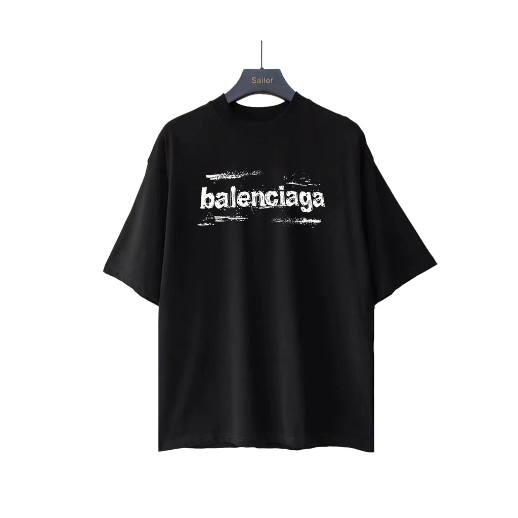 تيشيرت قصير الأكمام بشعار Balenciag!