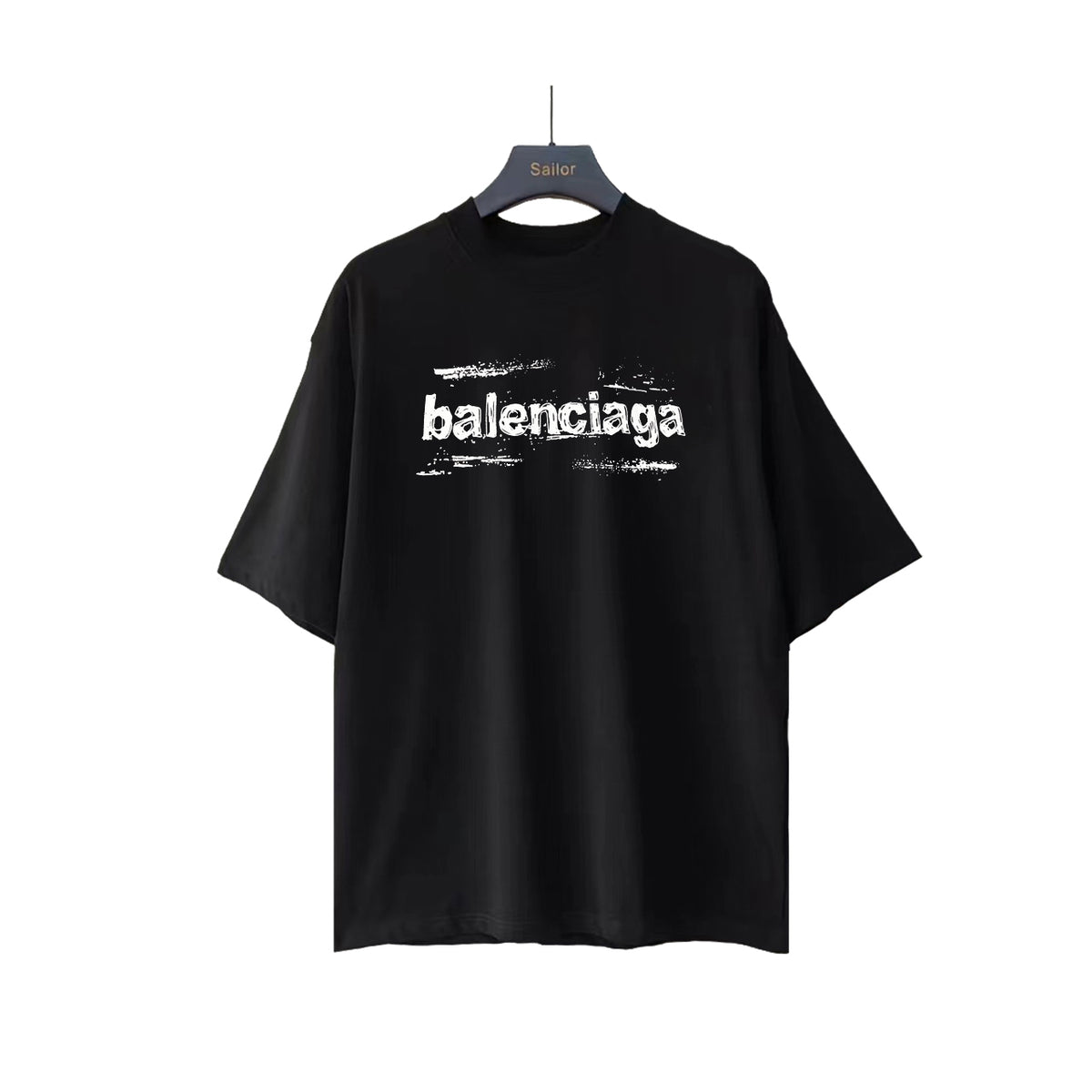 Balenciag! Logo Short-Sleeved T-Shirt