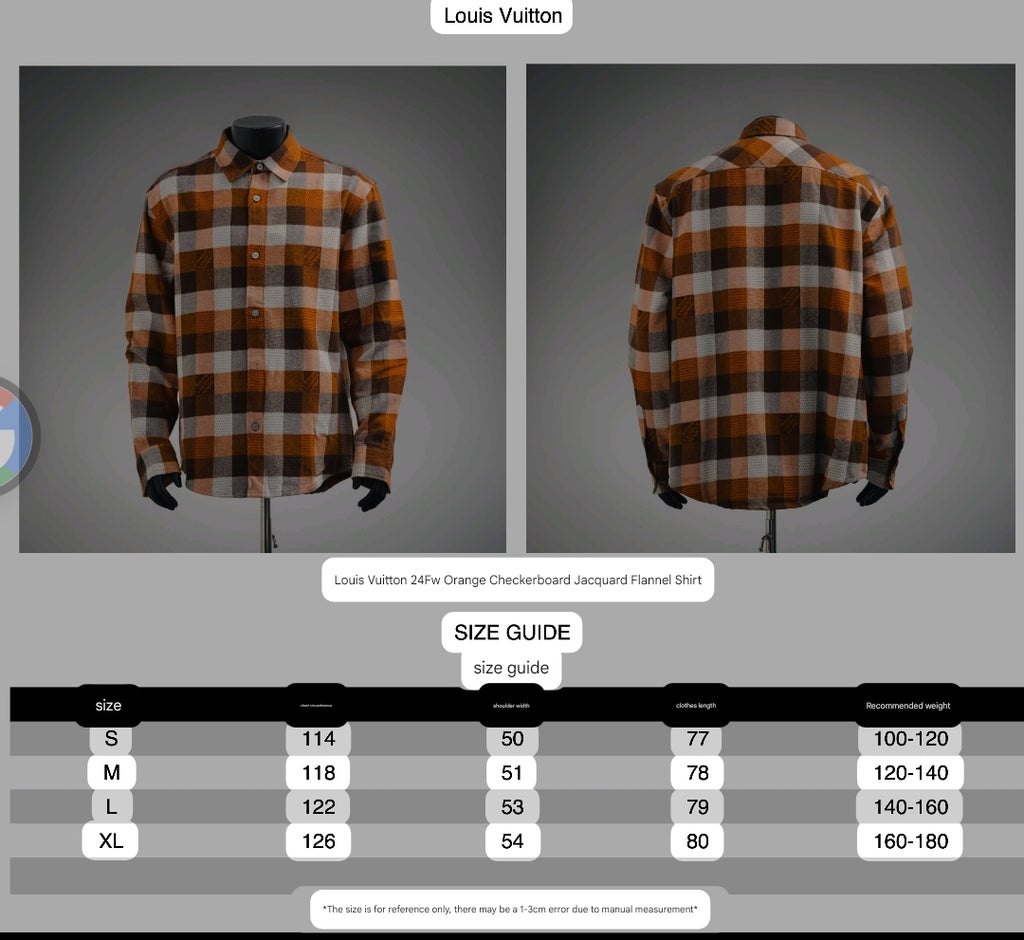 LV Lightweight Cotton Long Sleeve Button Down Shirt