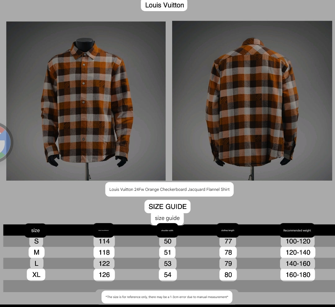 LV Lightweight Cotton Long Sleeve Button Down Shirt