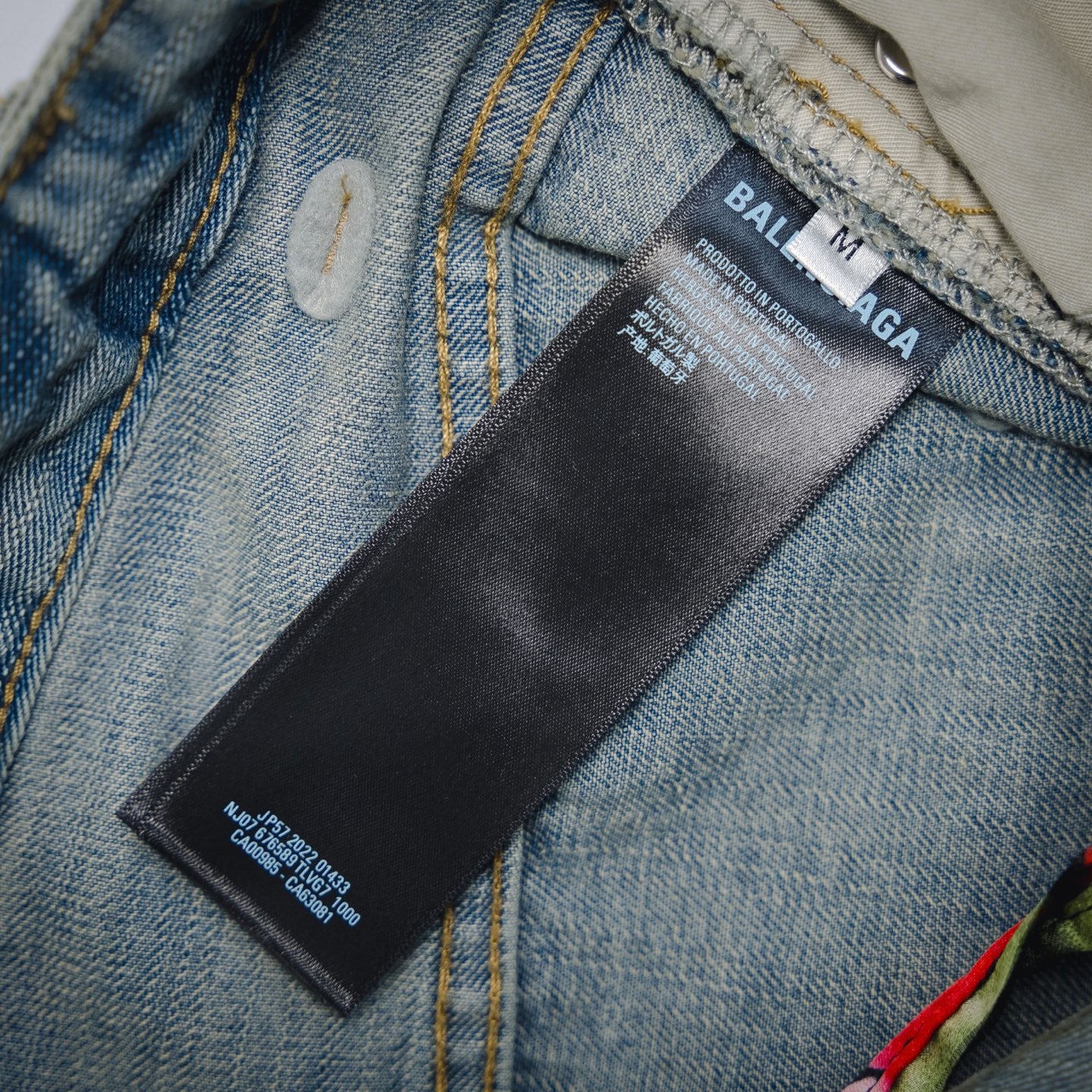 Balenciag! Pull-Down Jeans