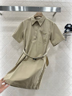 Fendi Brown Denim Dress