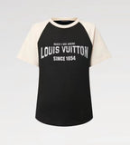 LV Logo short-sleeved crew-neck T-shirt