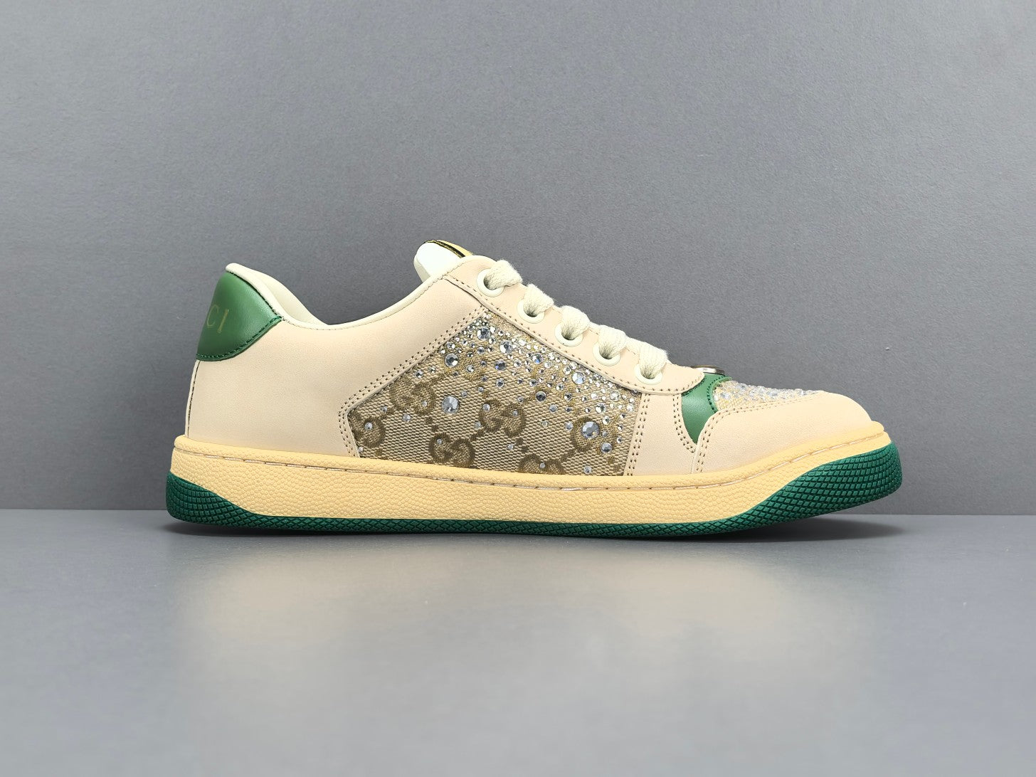 Gucc! Women's GG crystal Screener sneaker