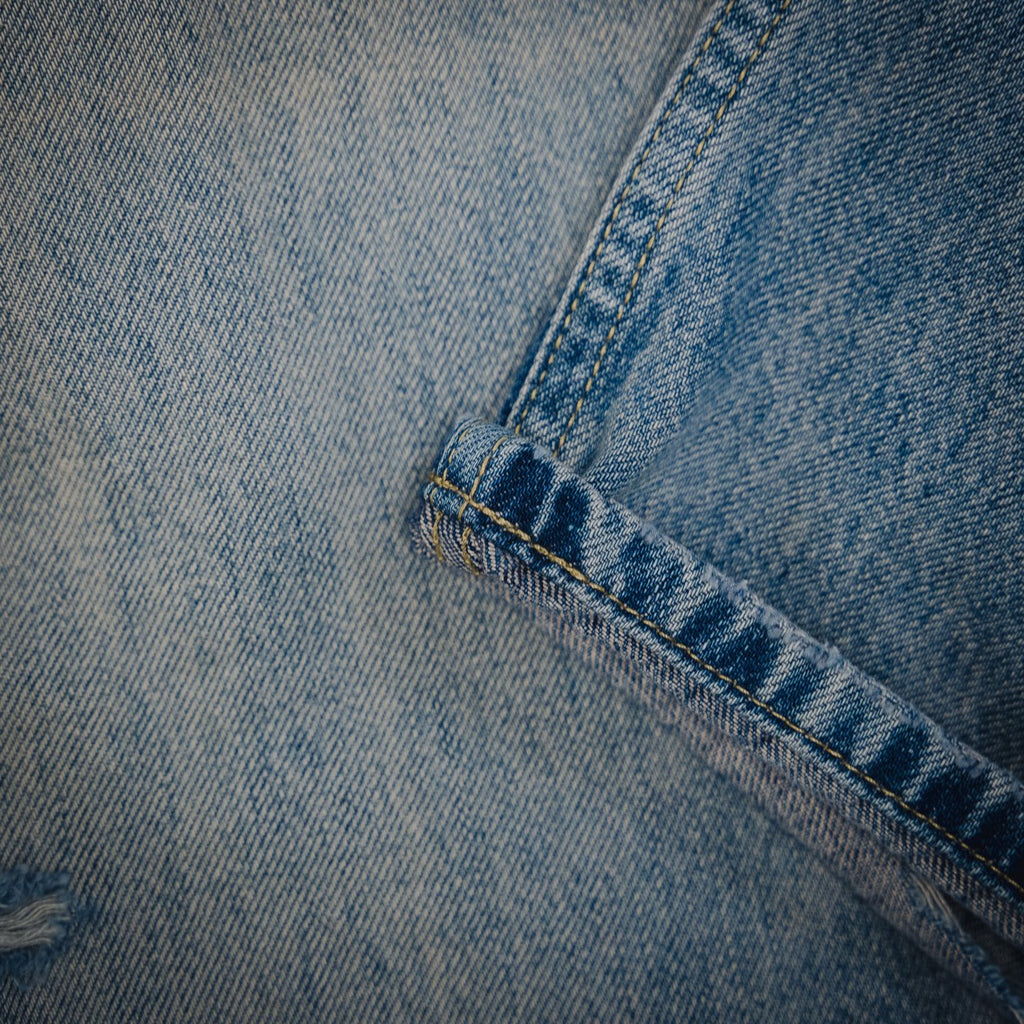 Balencia! Integrated-belt Jeans