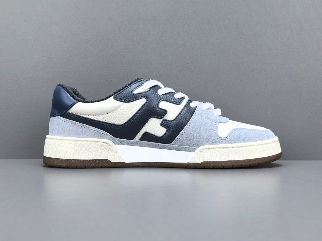 Fend! Match Panelled Suede Sneakers