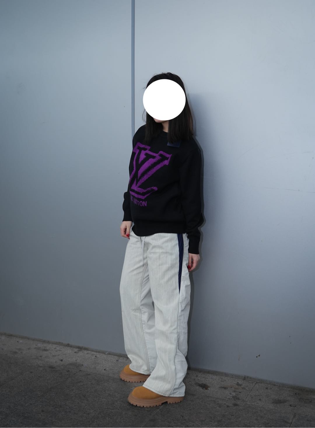 Balenciag! wide-leg jeans