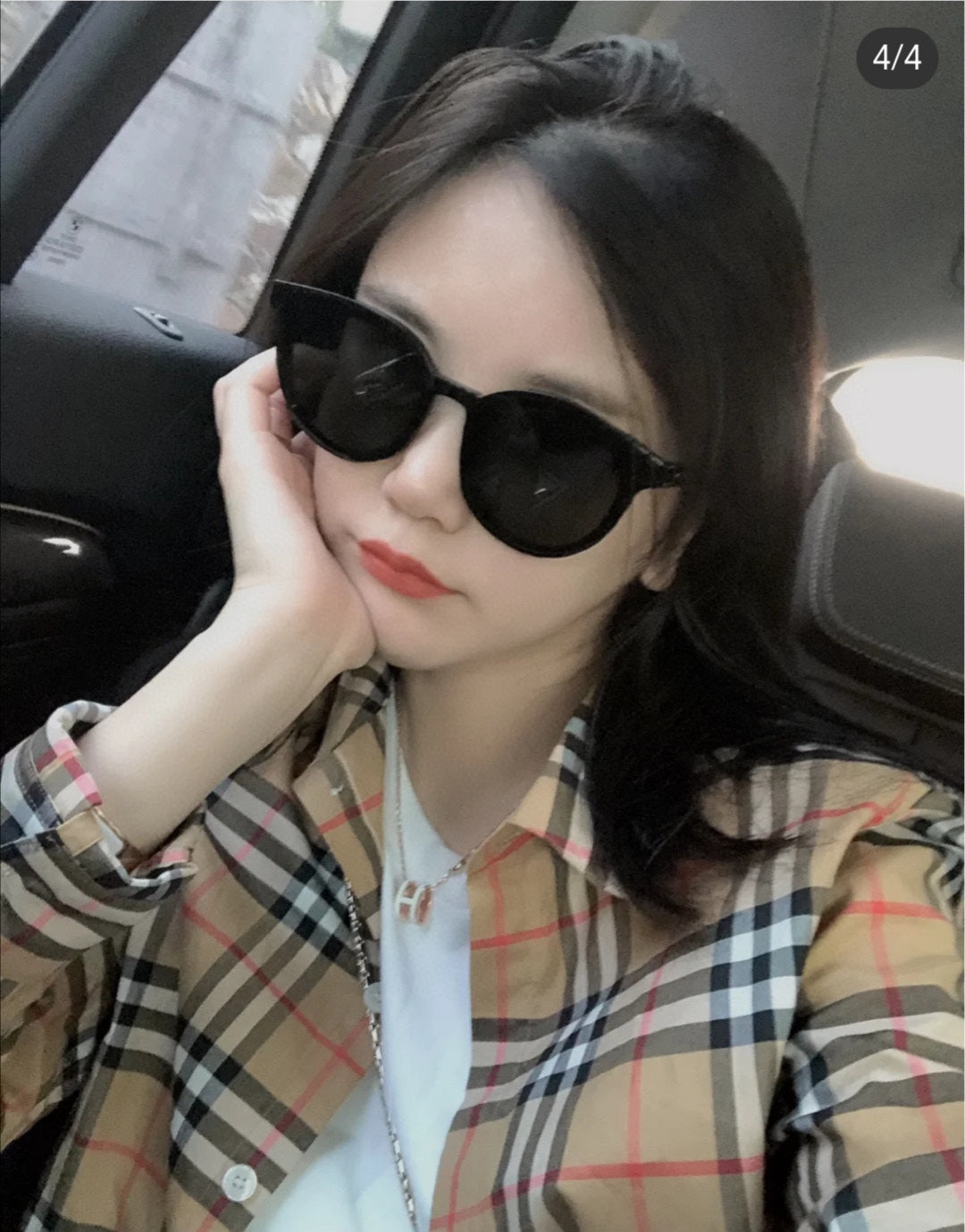 Burberr! Regular Fit Check Cotton Shirt