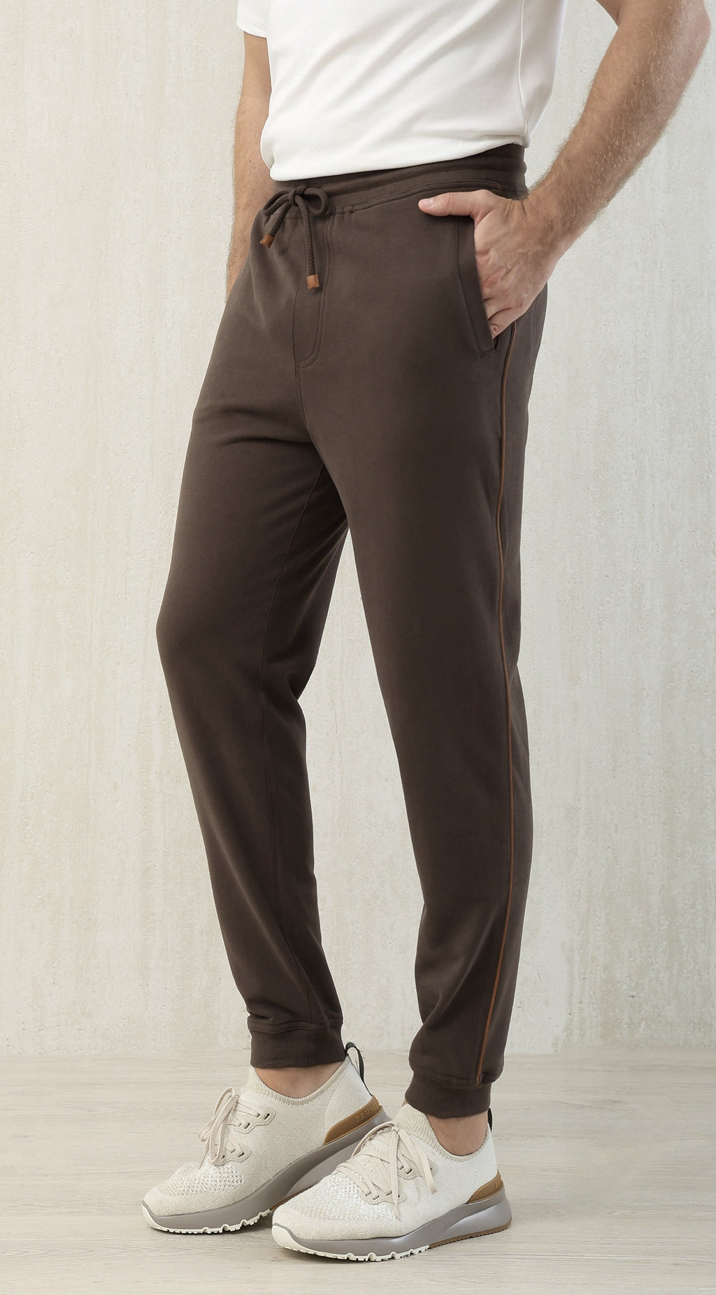 Brunello Cucinel! French Terry Trousers