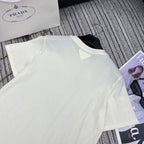 Prad! print short-sleeved round neck T-shirt