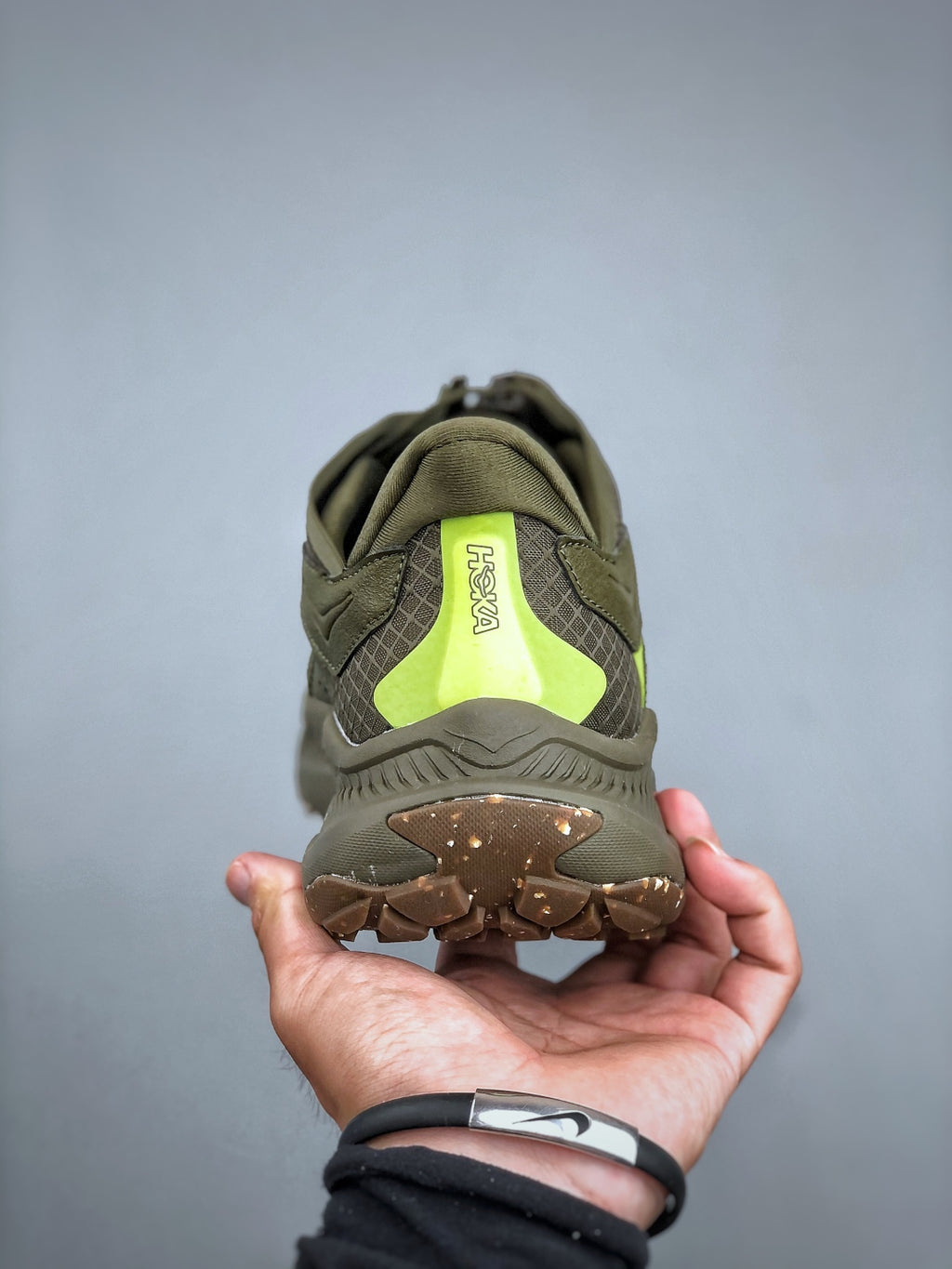 Hok! One One Project Transport in Pastel brown Sneaker