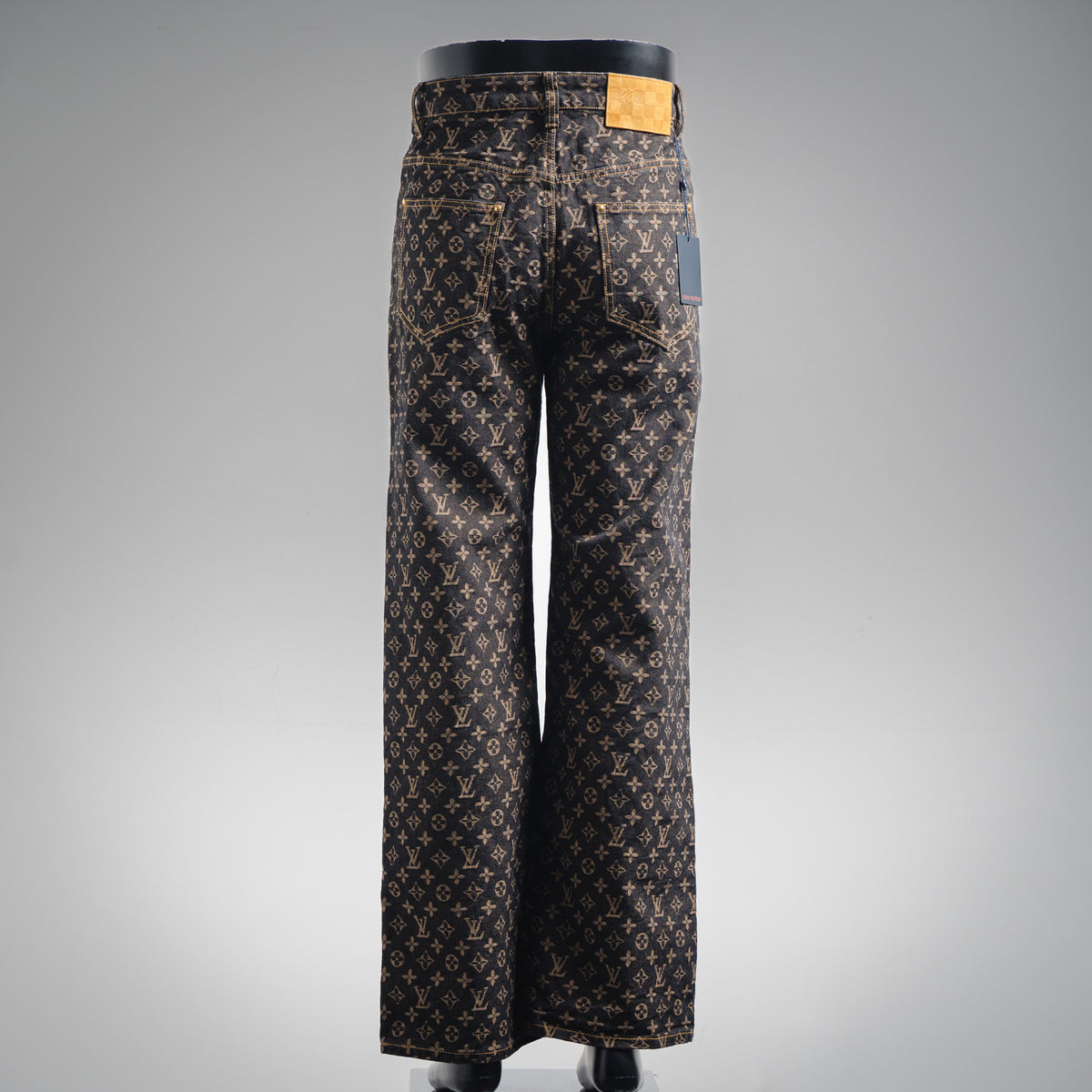 LV Monogram Straight Cut Jeans