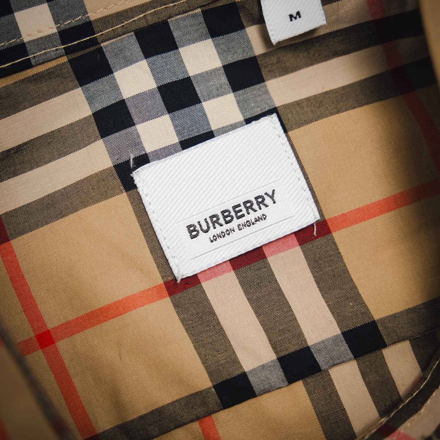 Burberr! Regular Fit Check Cotton Shirt