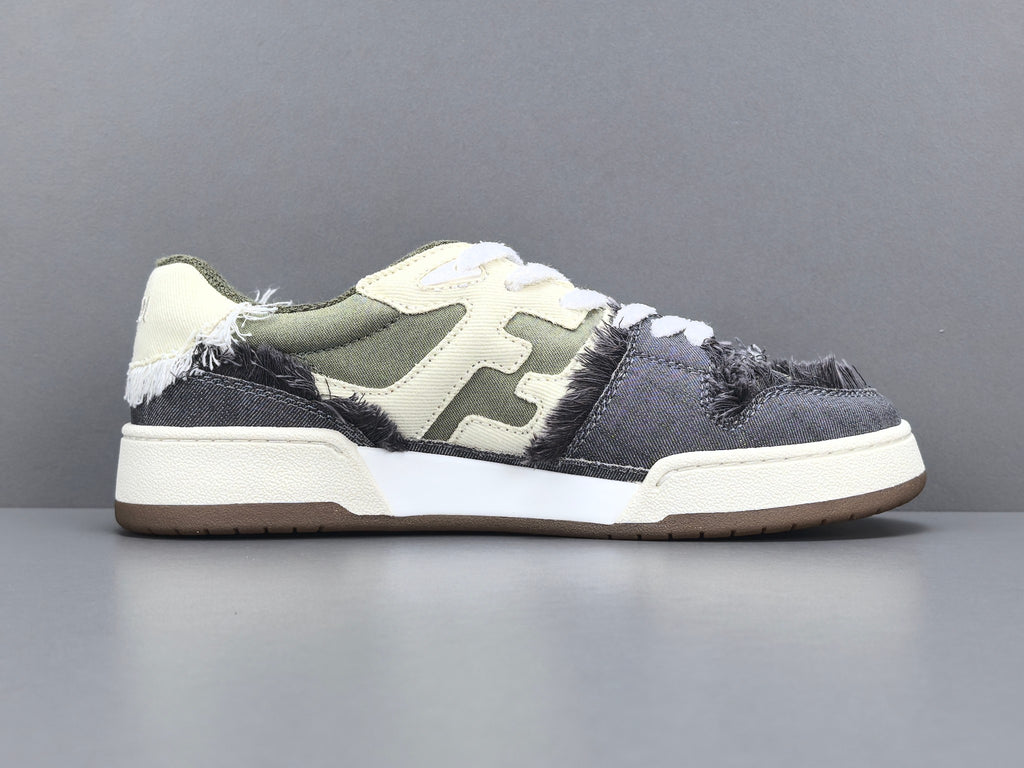 Fend! Match Denim Sneakers