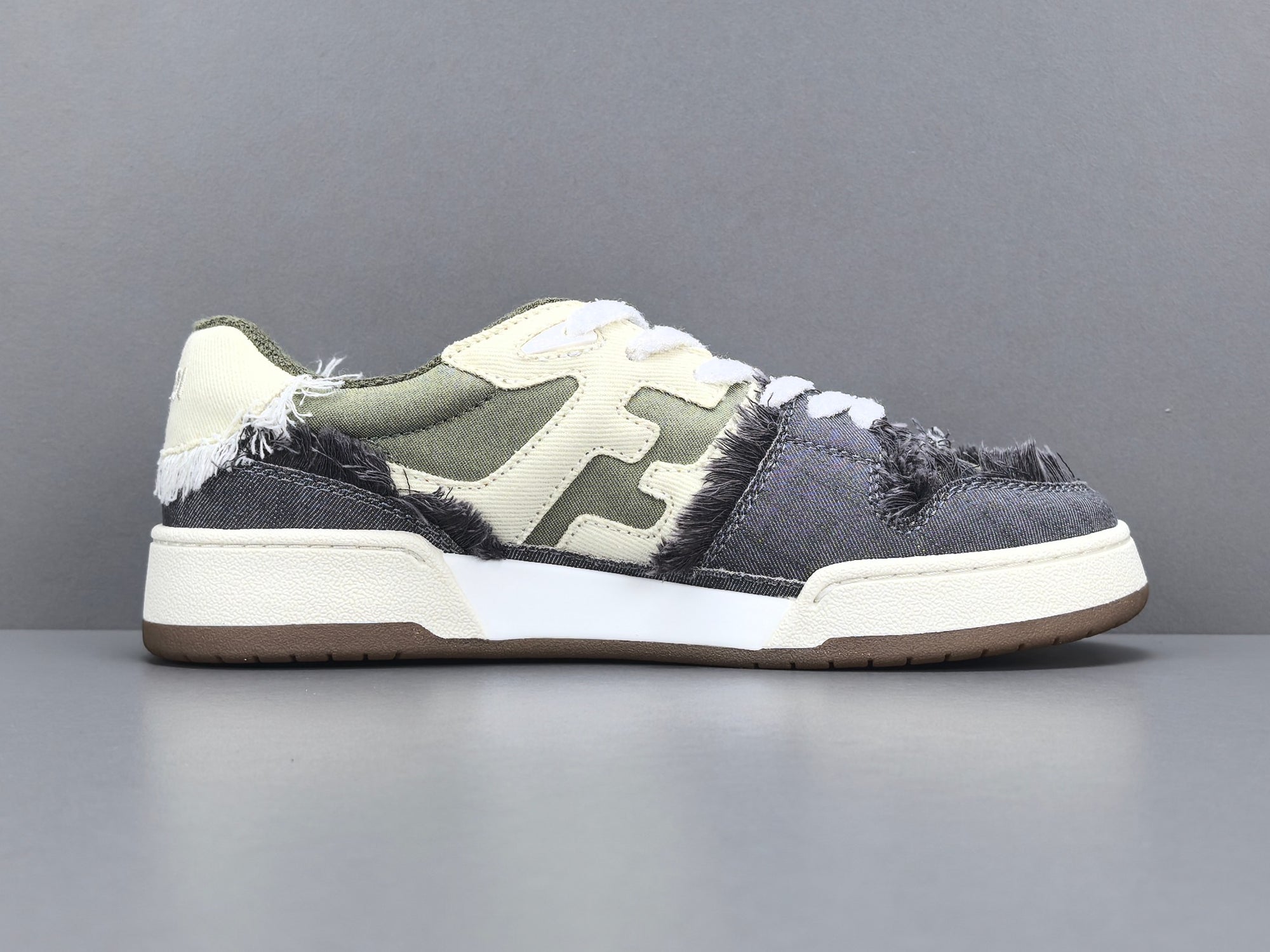Fend! Match Denim Sneakers