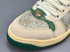 Gucc! Women's GG crystal Screener sneaker