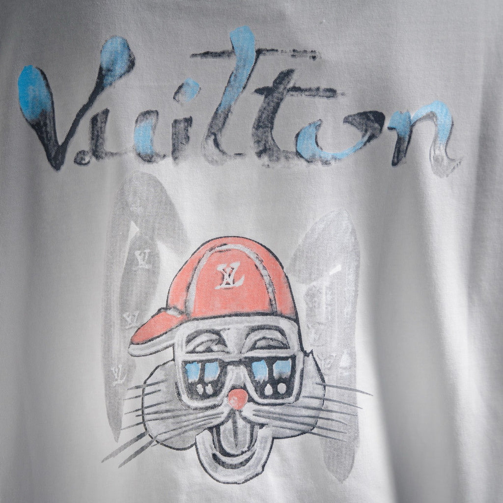 LV Short-Sleeved Knitted Crewneck