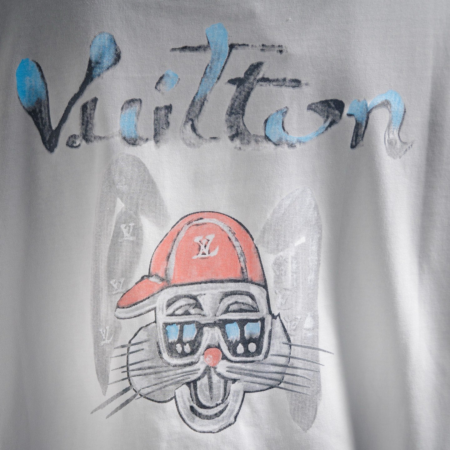 LV Short-Sleeved Knitted Crewneck