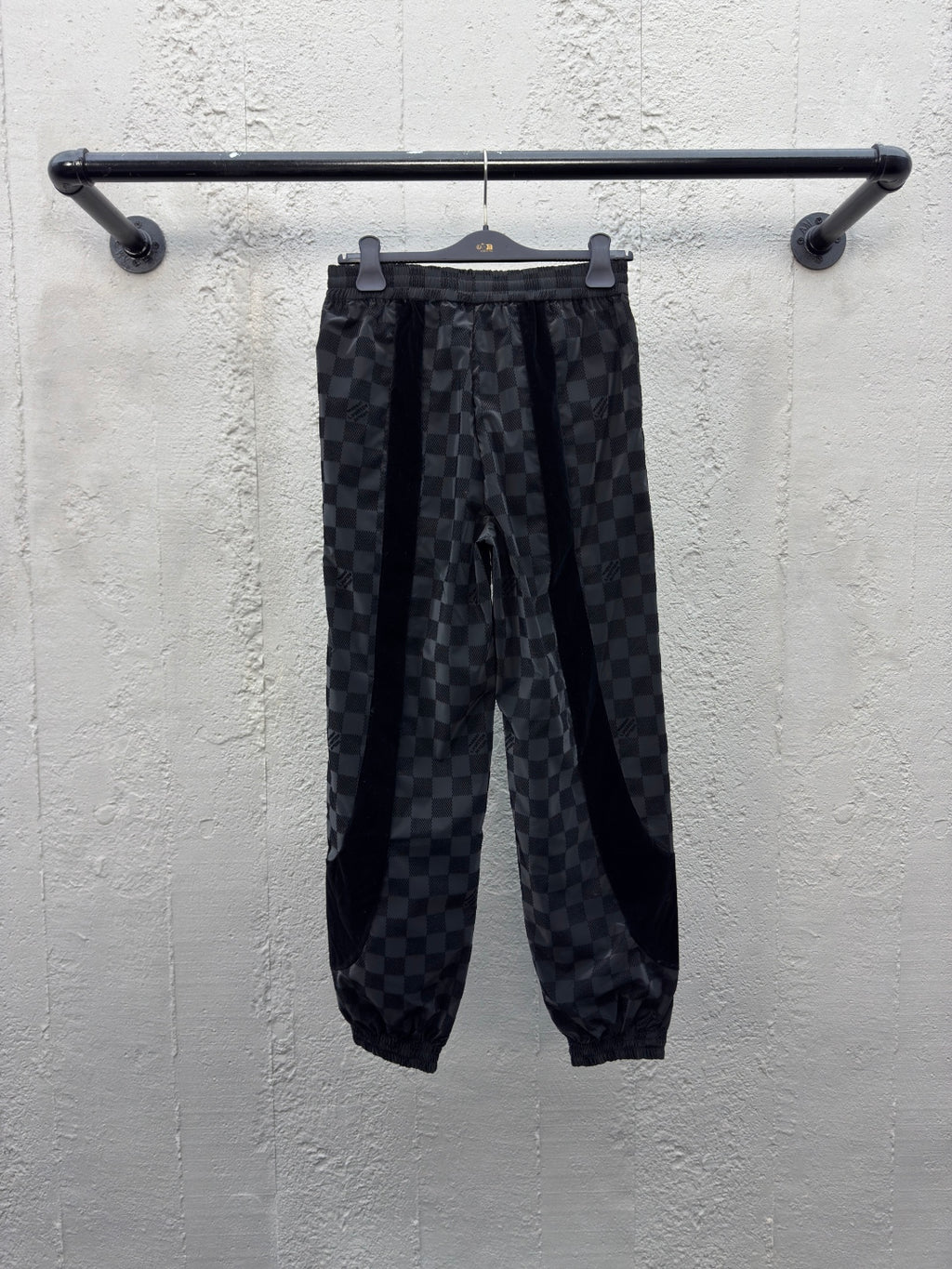 LV Flocked Damier Technical Casual Sweatpants