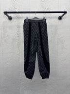 LV Flocked Damier Technical Casual Sweatpants