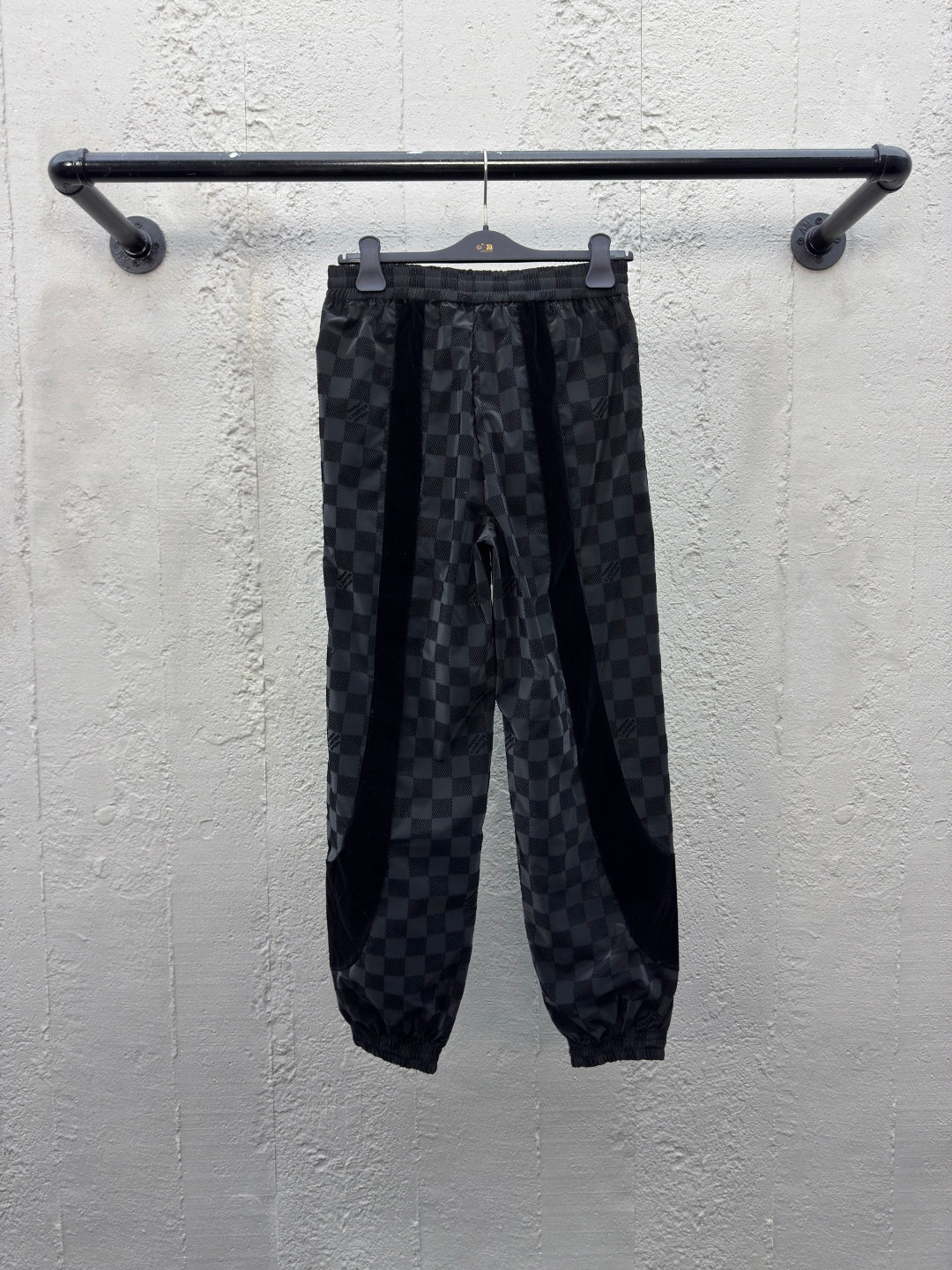 LV Flocked Damier Technical Casual Sweatpants