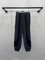 LV Flocked Damier Technical Casual Sweatpants