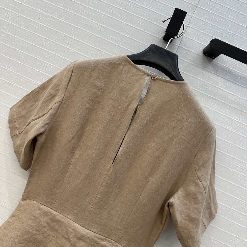 فستان Loewe Pebble من الفيسكوز والكتان