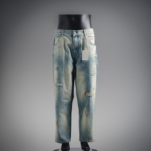 Acne Studi! remake selvedge tapered 5 pocket jeans