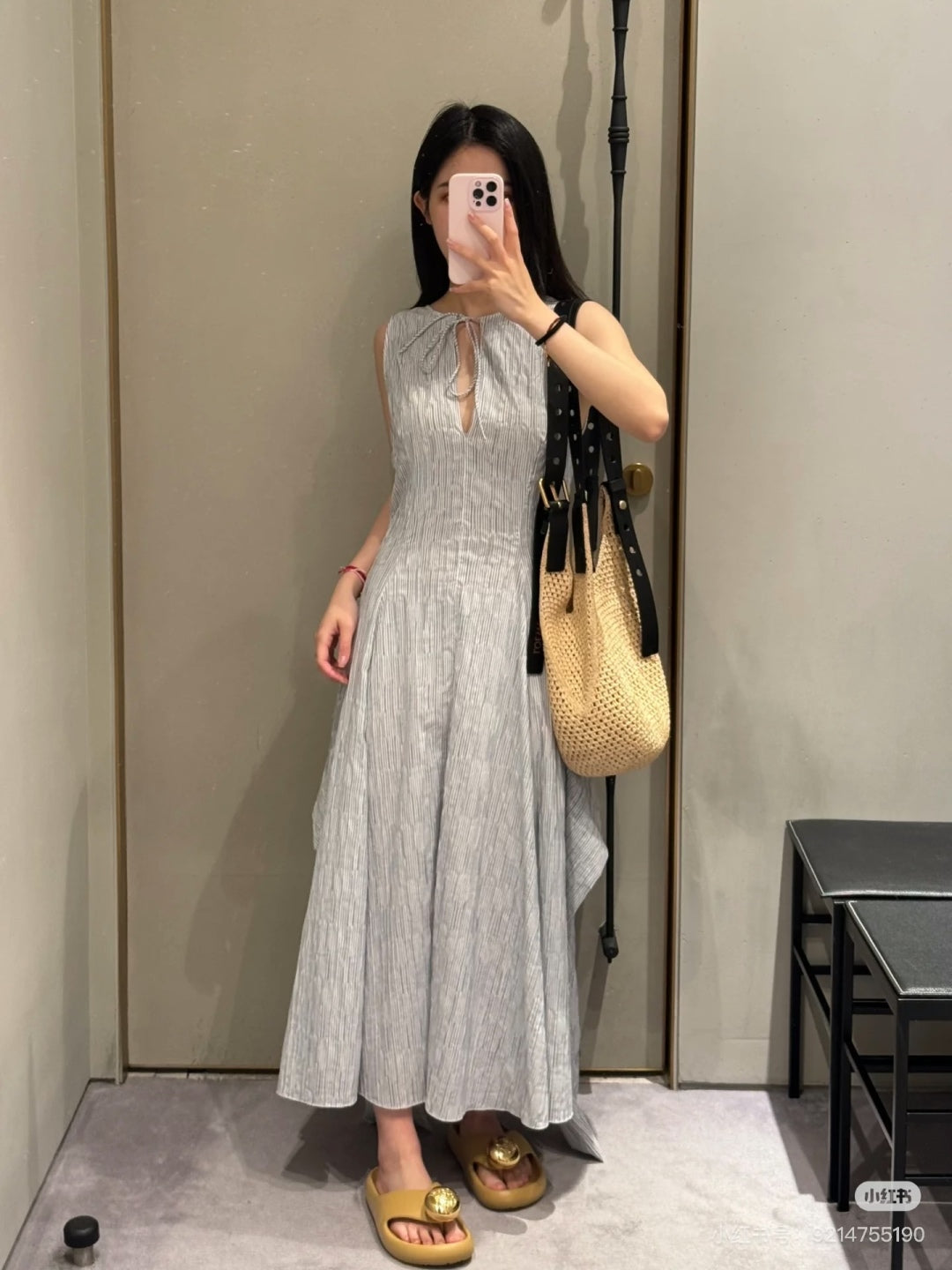Loewe Wrap dress in cotton blend