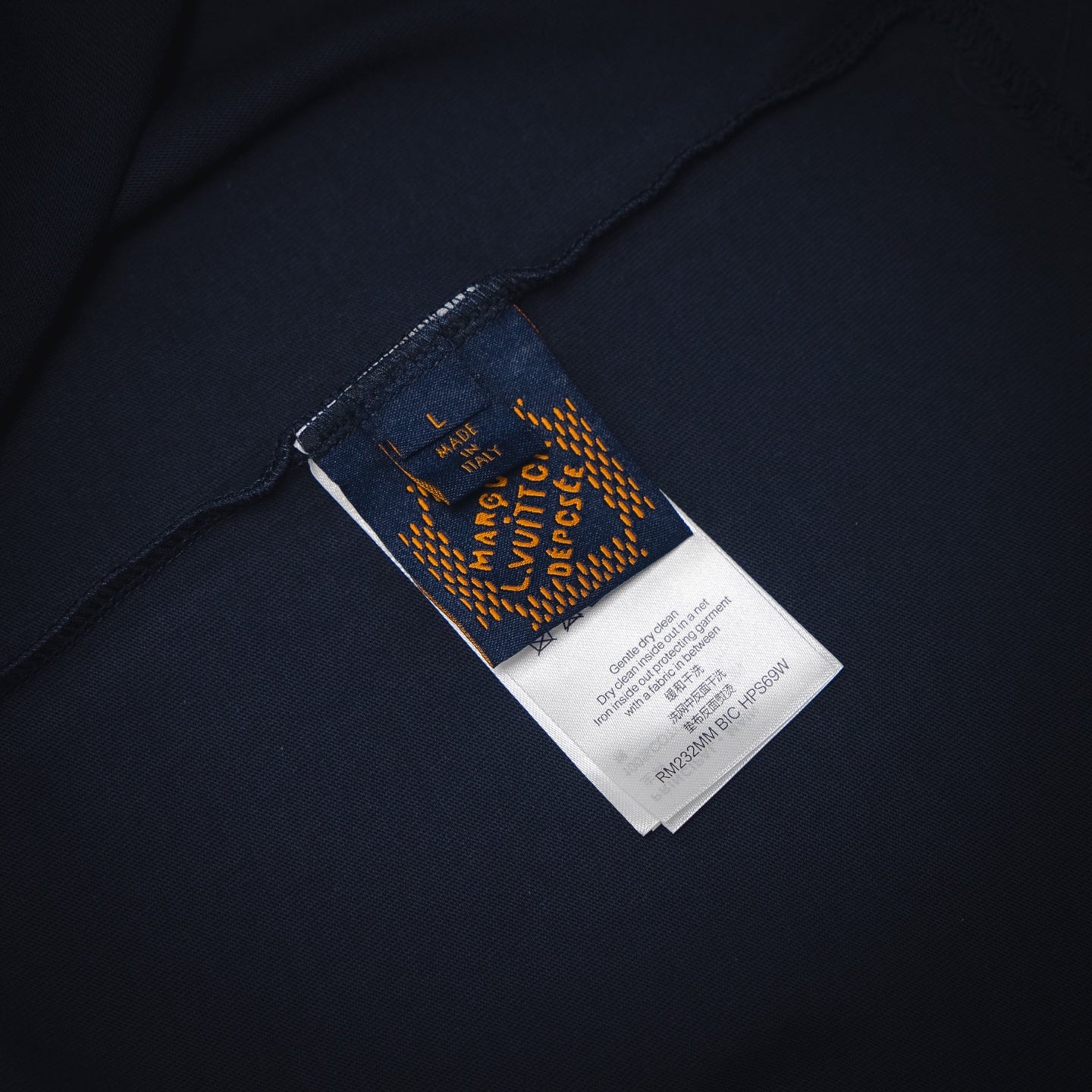 LV Embroidered Cotton T-Shirt